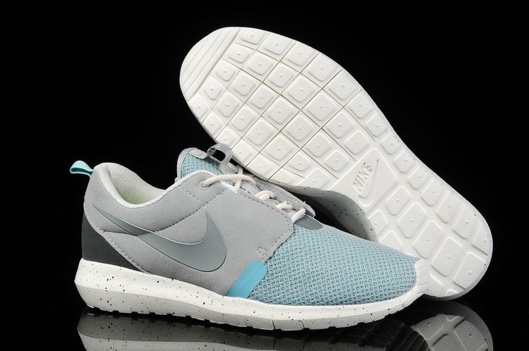 Nike Roshe Run Nm Br 3m Hommes Nouveau Bleu Clair 2014
